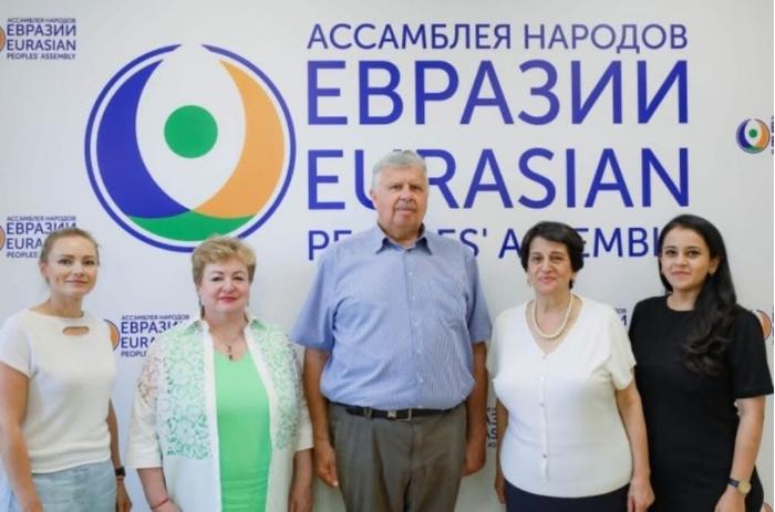 Avrasiya Xalqları Assambleyasının Moskvadakı Mənzil-Qərargahında İşgüzar Görüş Keçirilib