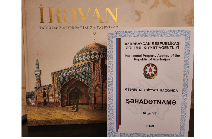 “İrəvan – Tariximiz, Torpağımız, Taleyimiz” Fotoalbomu Rəsmi Qeydiyyat Şəhadətnaməsini Əldə Edib