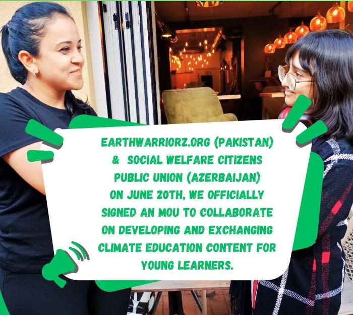 “Vətəndaşların Sosial Rifahı Naminə” İctimai Birliyi EarthWarriorz.org-la əməkdaşlığa başladı.